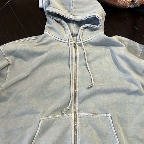 Brandy Melville Tops Brandy Melville Oversized Zipper Hoodie Jacket